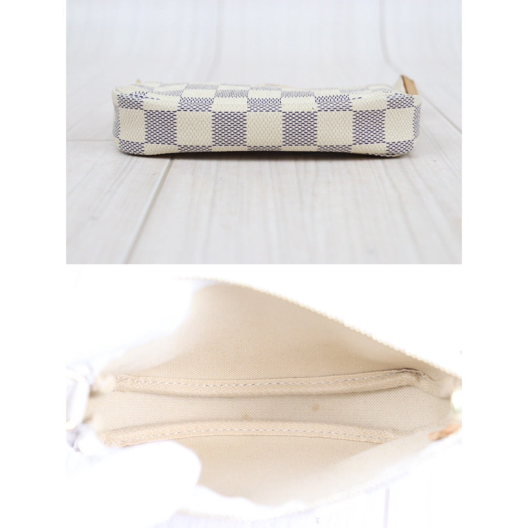 Rank AB ｜ LV Mini Pochette Accessoir White｜24011621