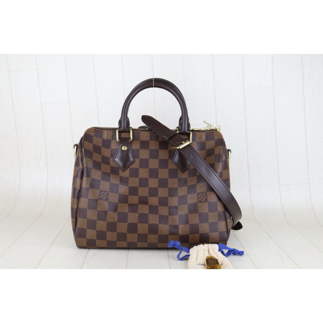 Good ( Rank AB)｜ LV Damier Speedy 25 Hand Bag With Shoulder Strap｜S25062304