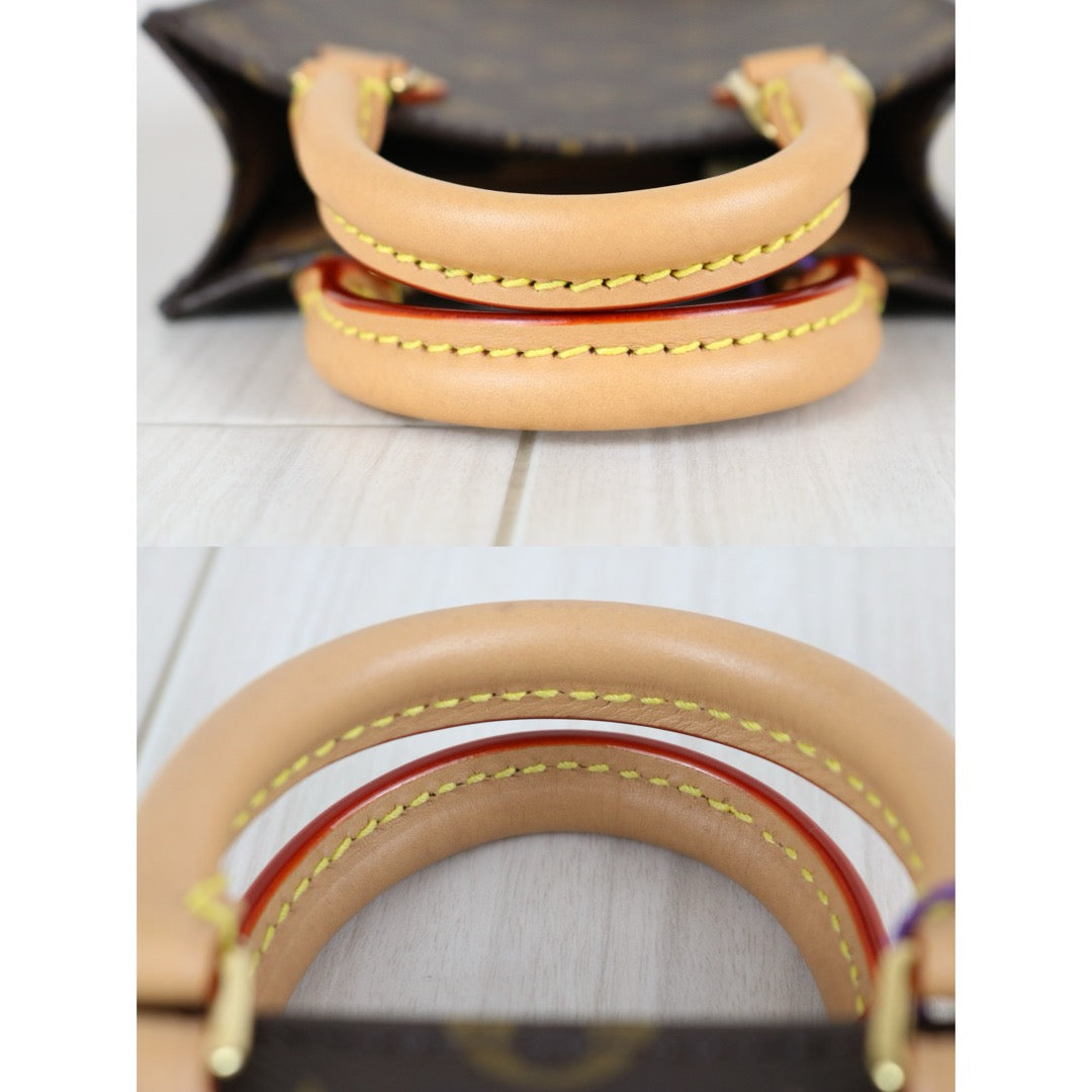 Very Good ( Rank A)｜ LV Monogram  Petit Sac Plat MINI Tote Bag Shoulder Bag｜S25073004