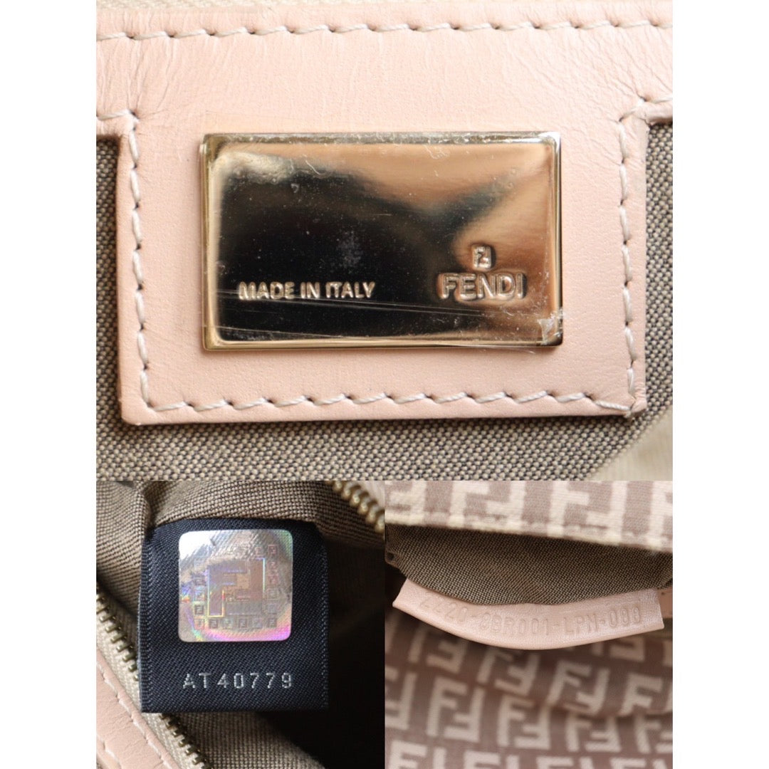 Rank A｜  FENDI Mamma Baguette Shoulder Bag Pink ｜23111609