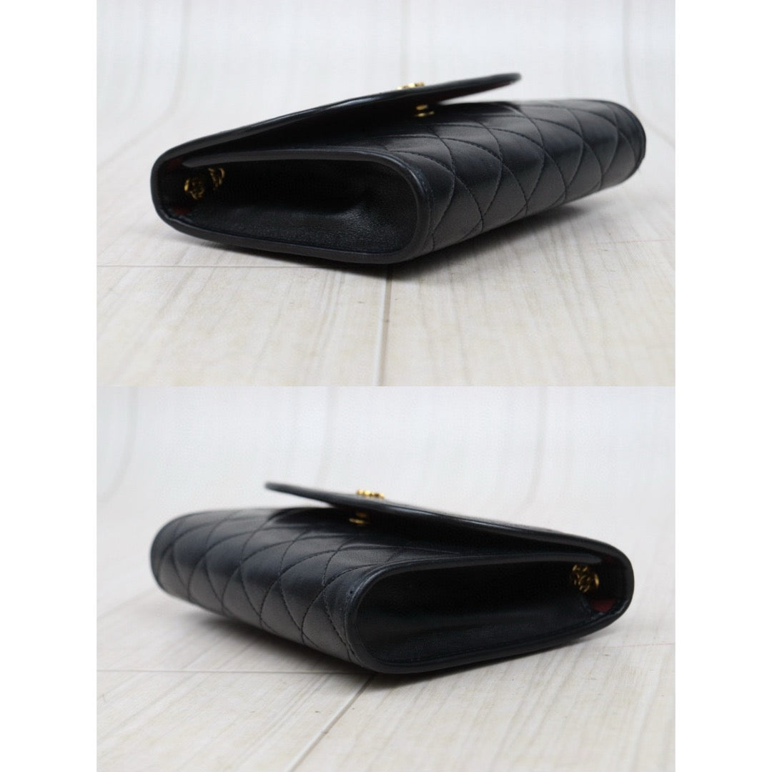 Very Good ( Rank A) ｜ CHANEL Mini Coco Mark Matrasse Lambskin Chain Shoulder Bag ｜25051320