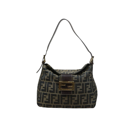 Very Good ( Rank A)｜ FENDI Zucca Mamma Shoulder Bag Gold Hardware｜24120507