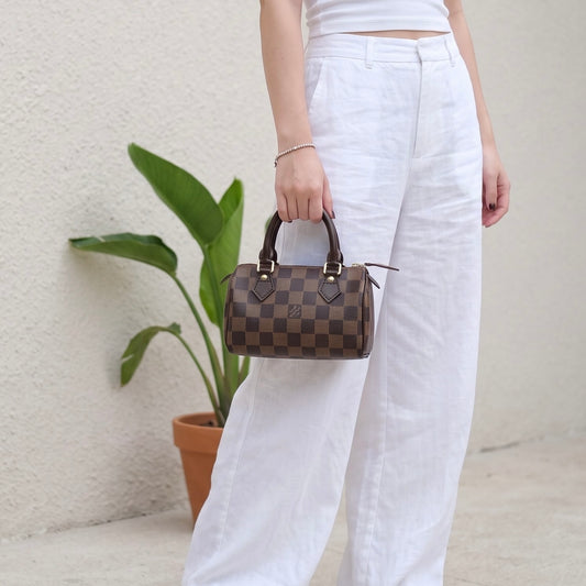 Include Entrupy Certificate of Authenticity｜Excellent（Rank SA） ｜ Louis Vuitton Damier Mini Speedy  Hand Bag｜H26100701
