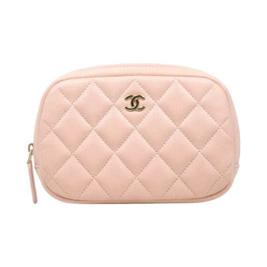 Very Good ( Rank A)｜ CHANEL Caviar Skin Coin Purse Pink IC Chips Model｜Q25042206