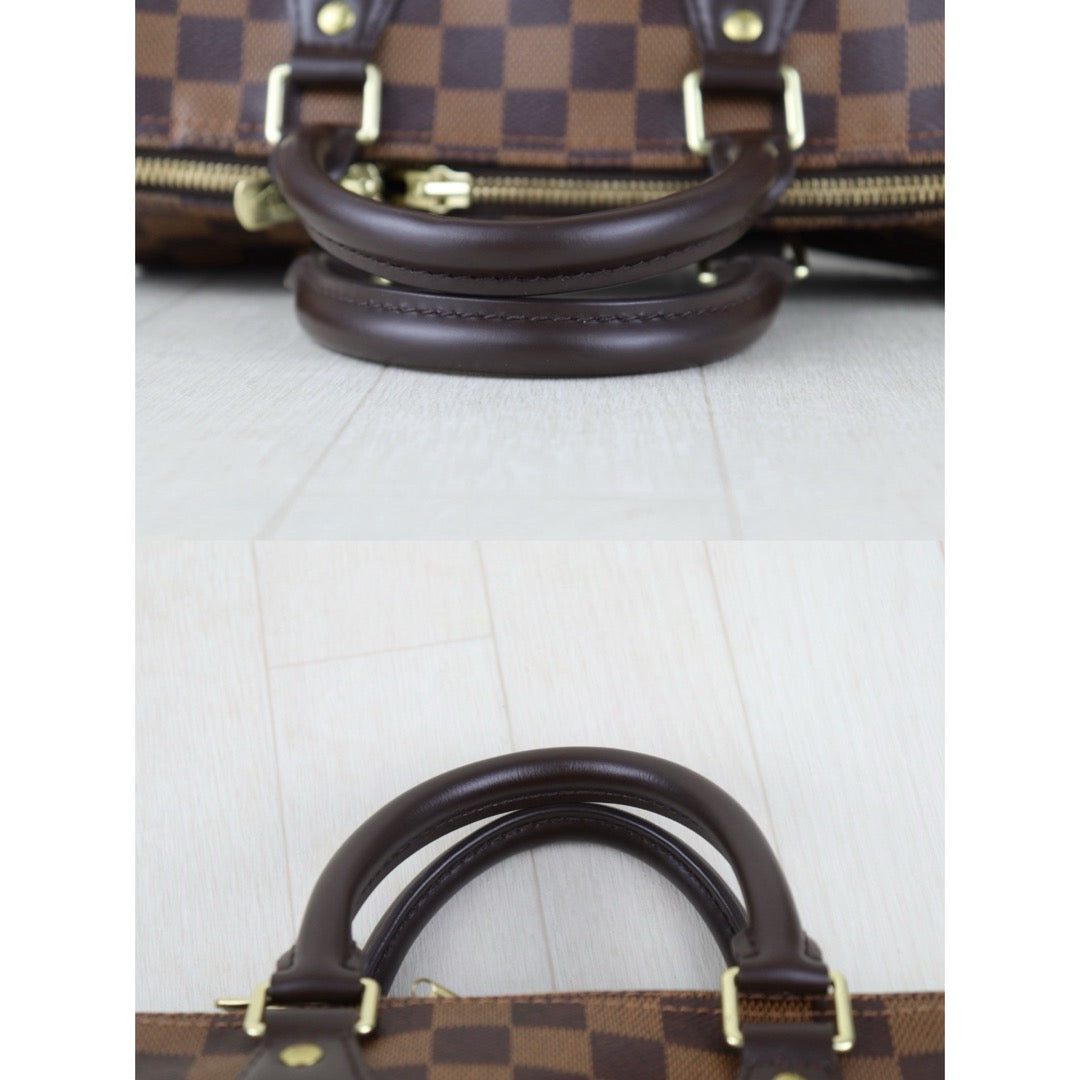 Include Entrupy Certificate of Authenticity｜Very Good ( Rank A) ｜ Louis Vuitton Damier Speedy 25 Hand Bag With Shoulder Strap｜S26072540