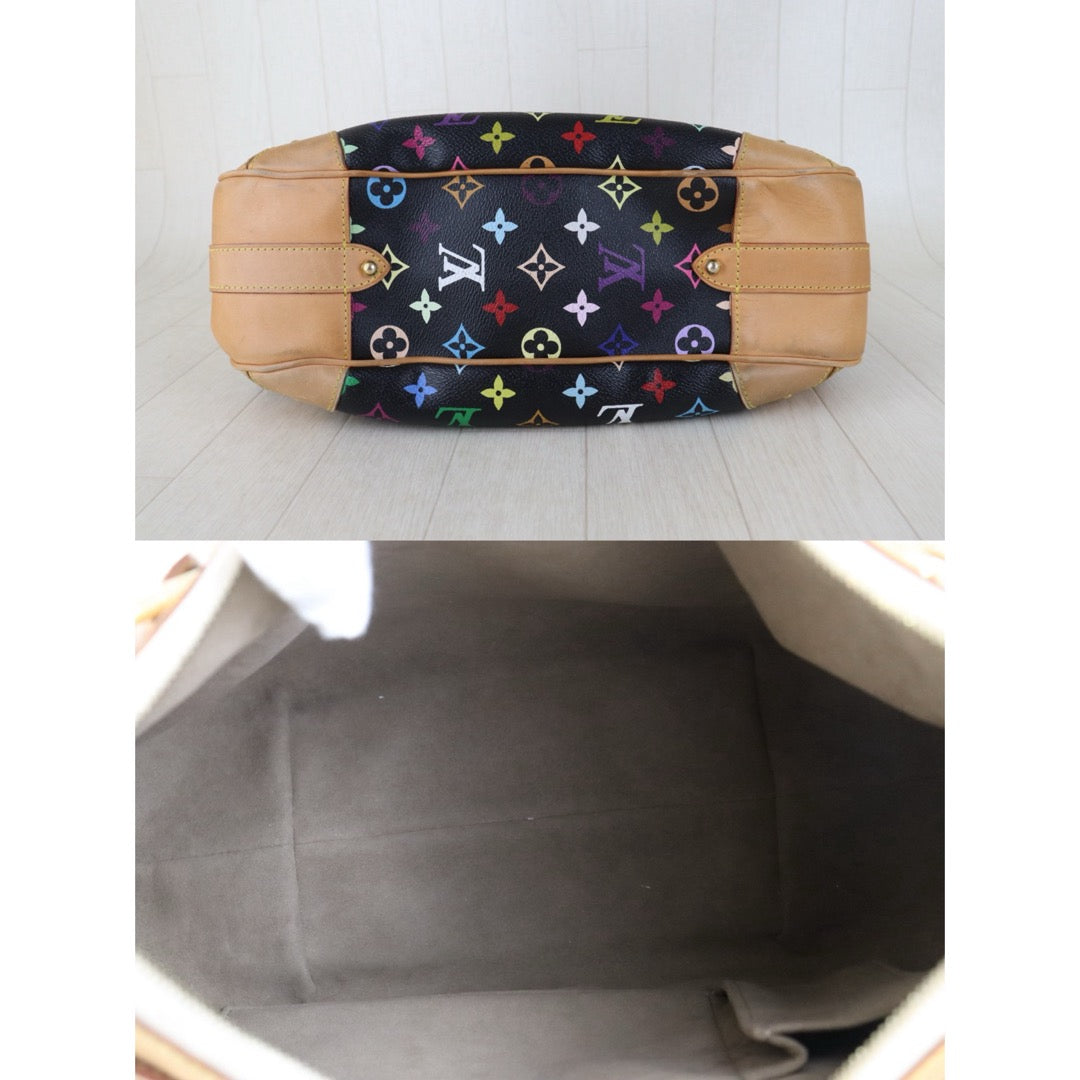 Include Entrupy Certificate of Authenticity｜Good ( Rank AB)｜Louis Vuitton Monogram Takashi Murakam Multicolor Greta ShoulderBag｜Z26091612