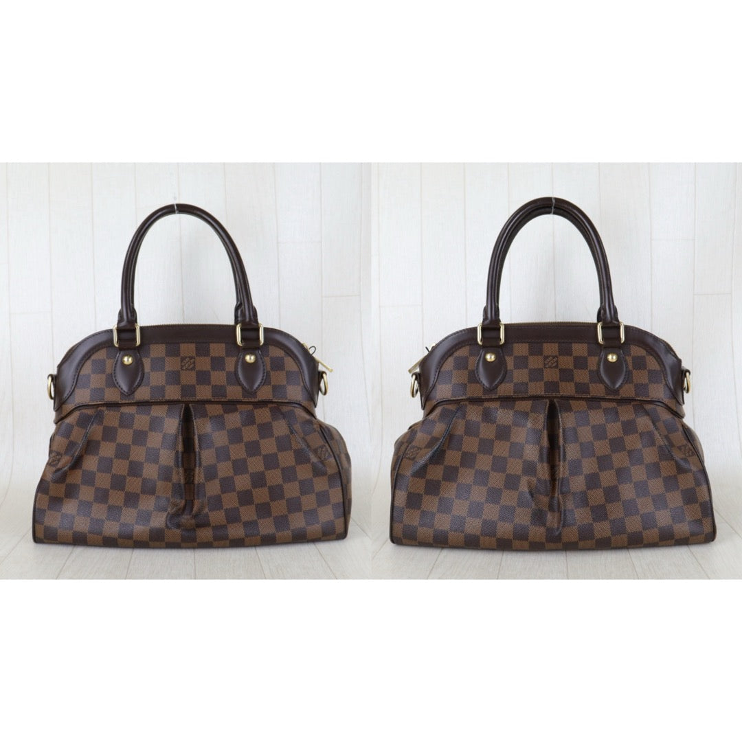 Include Entrupy Certificate of Authenticity｜Good ( Rank AB)｜ Louis Vuitton Damier Trevi PM Hand Bag With Shoulder Strap｜Z26091609