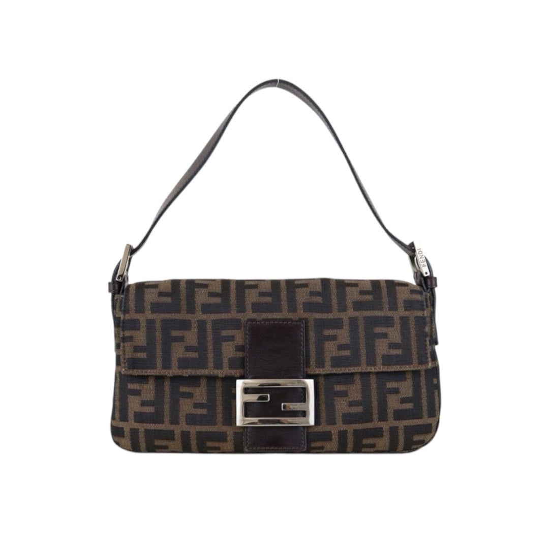 Good ( Rank AB)｜ FENDI Zucca Mamma Baguette Shoulder Bag｜S24120701