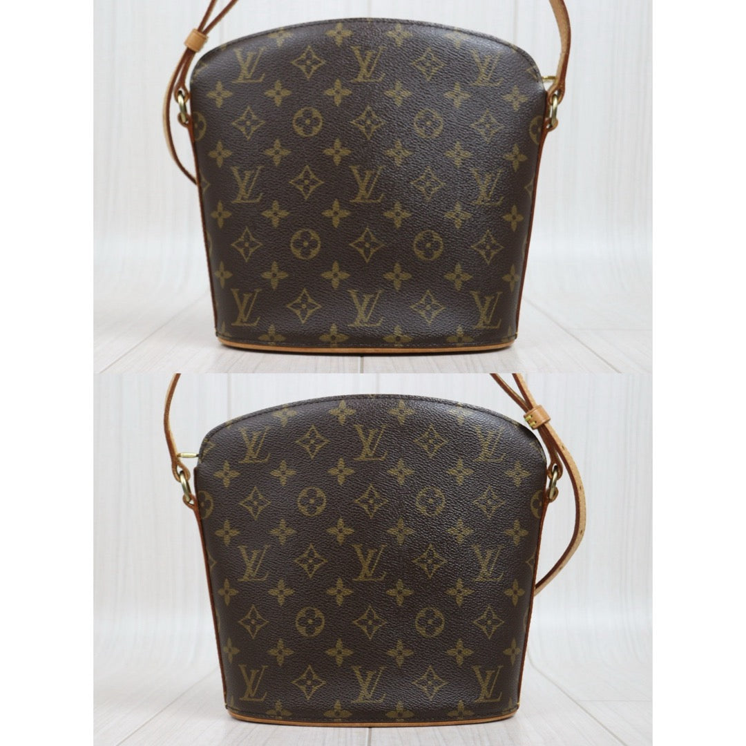 Include Entrupy Certificate of Authenticity｜Good ( Rank AB)｜ Louis Vuitton Monogram Drouot Shoulder Bag ｜26042006