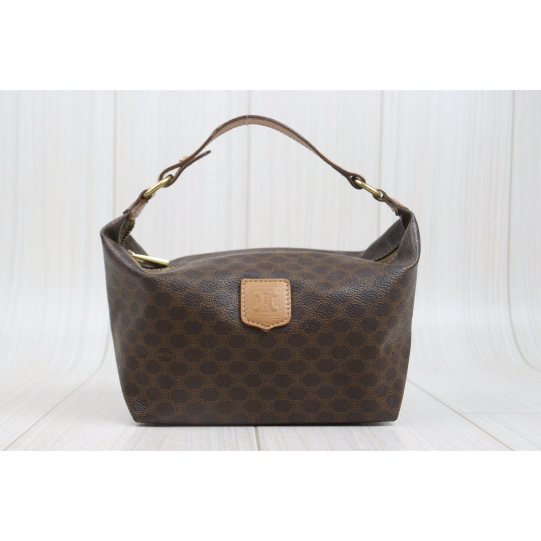 Include Entrupy Certificate of Authenticity｜Good ( Rank AB)｜ CELINE Vintage Macadam Hand Bag ｜26100802