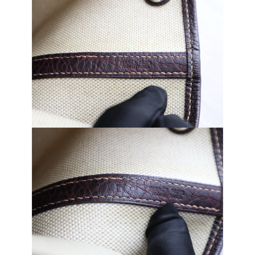 Good ( Rank AB)｜ HERMES Garden Party PM Handbag □F Stamp Made In 2002 Year｜W25070805