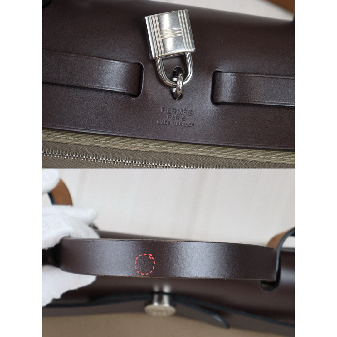 Very Good ( Rank A)｜ HERMES Herbag 31 Shoulder Bag  □Q Stamp Brown  Current Model｜S24071407