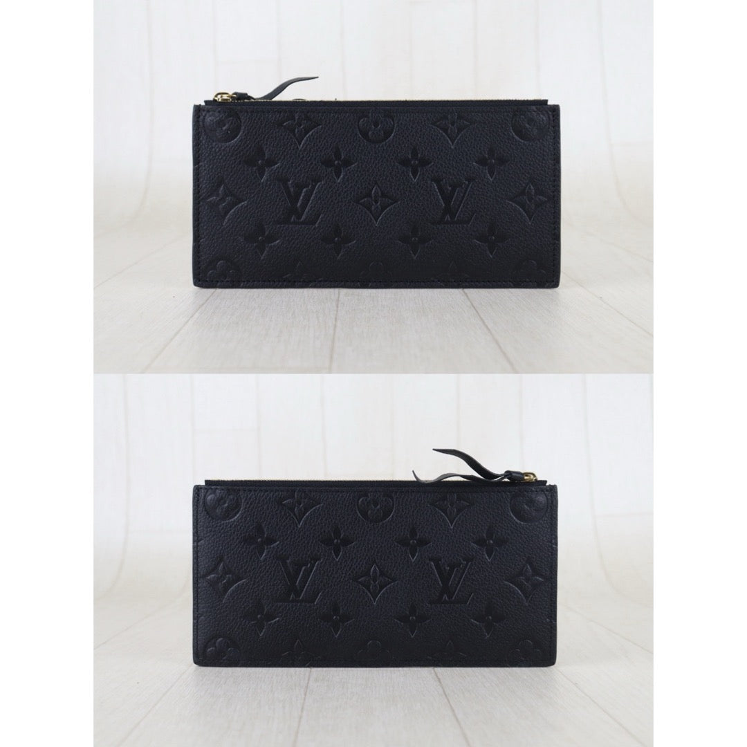 Include Entrupy Certificate of Authenticity｜Very Good ( Rank A)｜Full Set Louis Vuitton Monogram Empreinte Pochette Felicie Shoulder Bag Black  IC Chips Model｜S26060132
