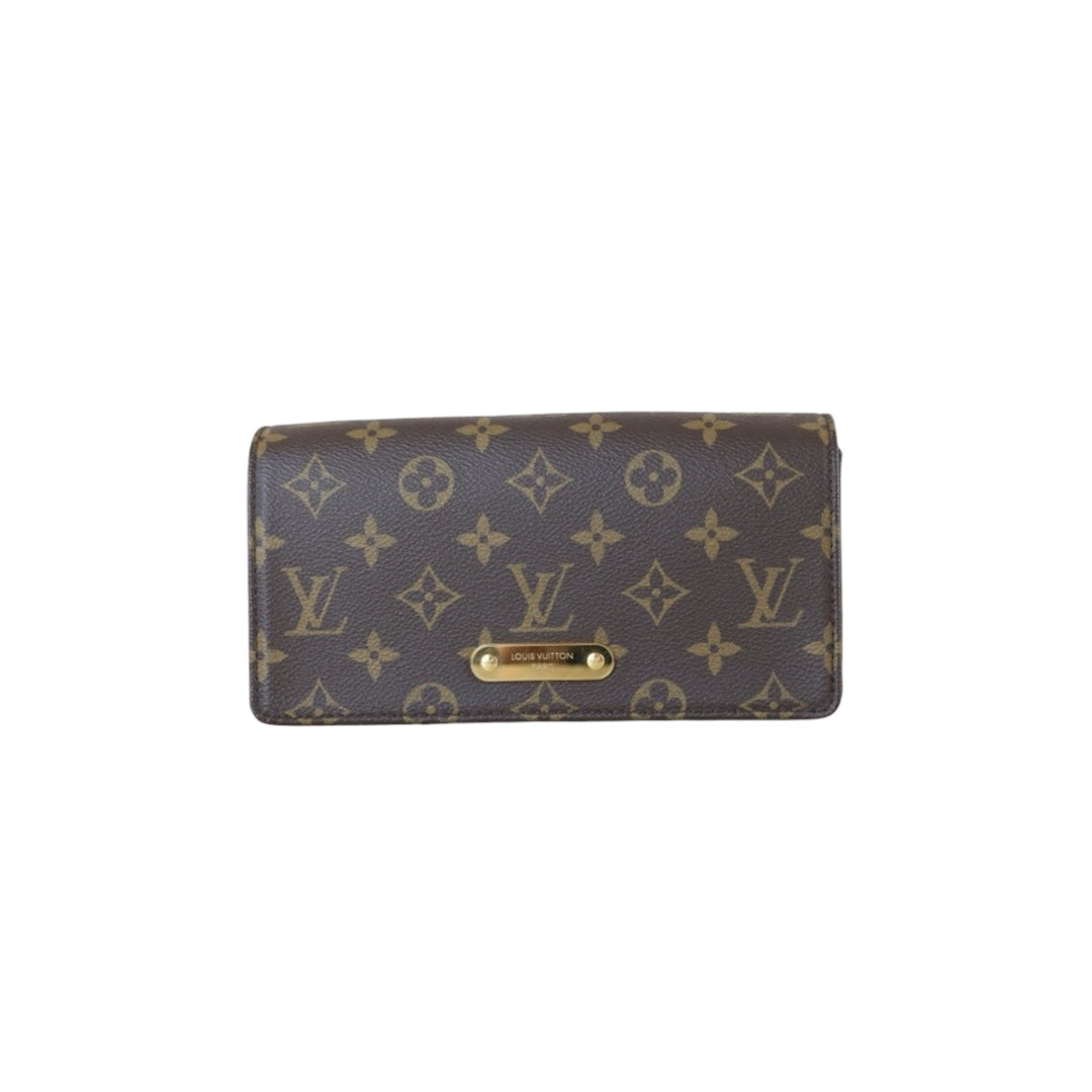 Include Entrupy Certificate of Authenticity｜Very Good ( Rank A)｜Full Set Louis Vuitton Monogram Lily WOC Shoulder Bag｜X26010411