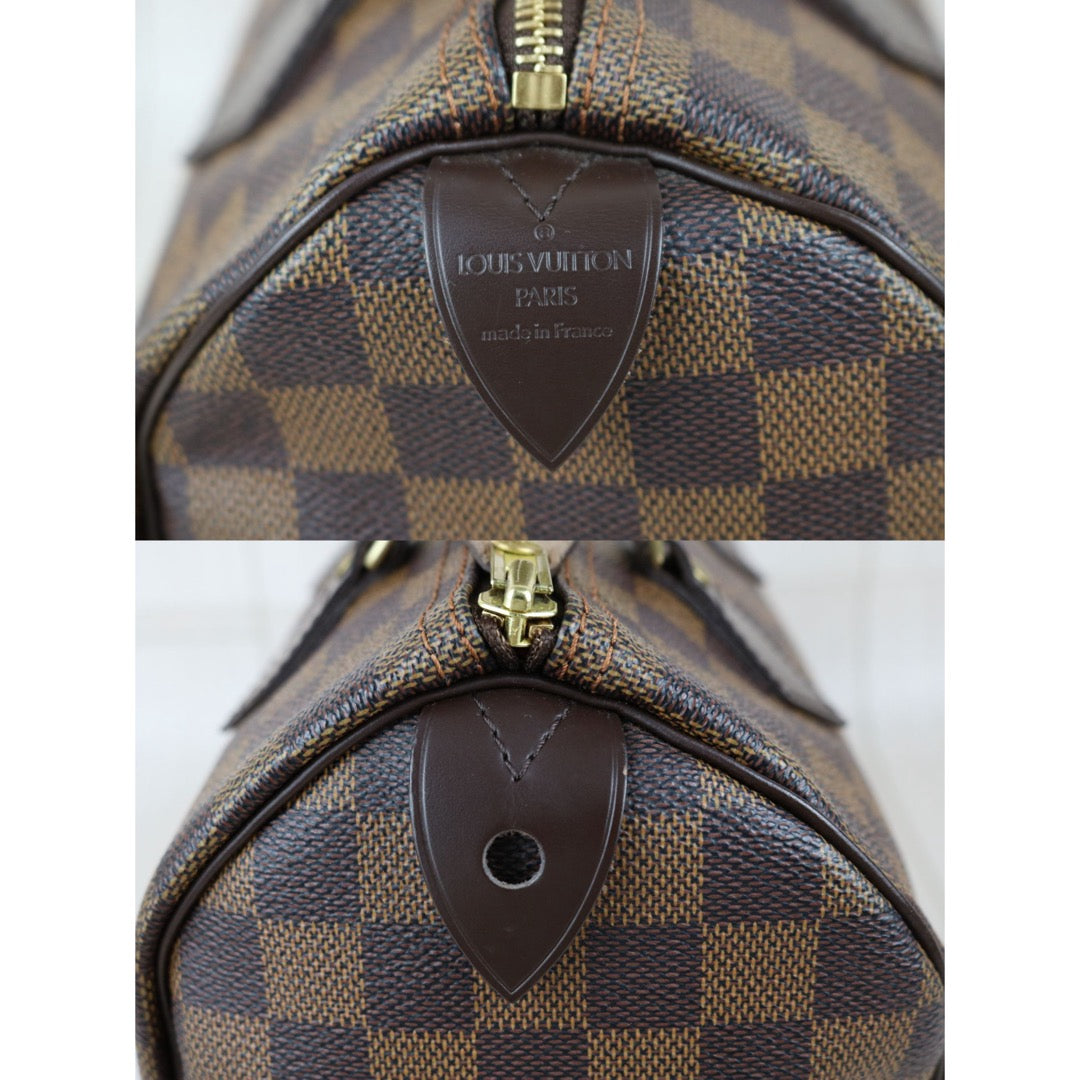 Include Entrupy Certificate of Authenticity｜Good ( Rank AB)｜ Louis Vuitton Damier Speedy 25 Hand Bag ｜X26092108