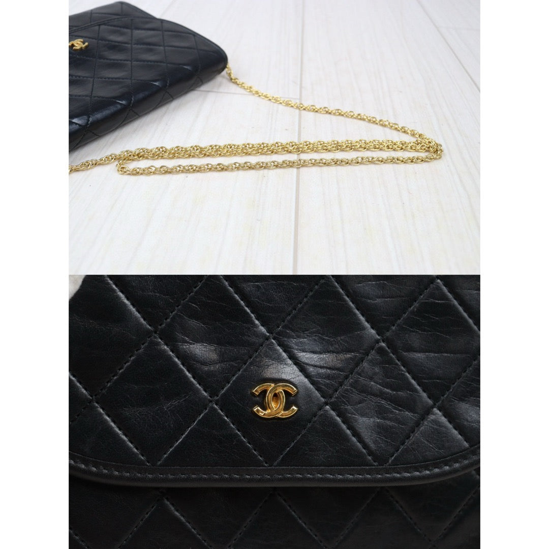 Rank AB｜ CHANEL Mini Coco Mark Matrasse Lambskin Chain Shoulder Bag Made In 1986～1988Year｜24071904