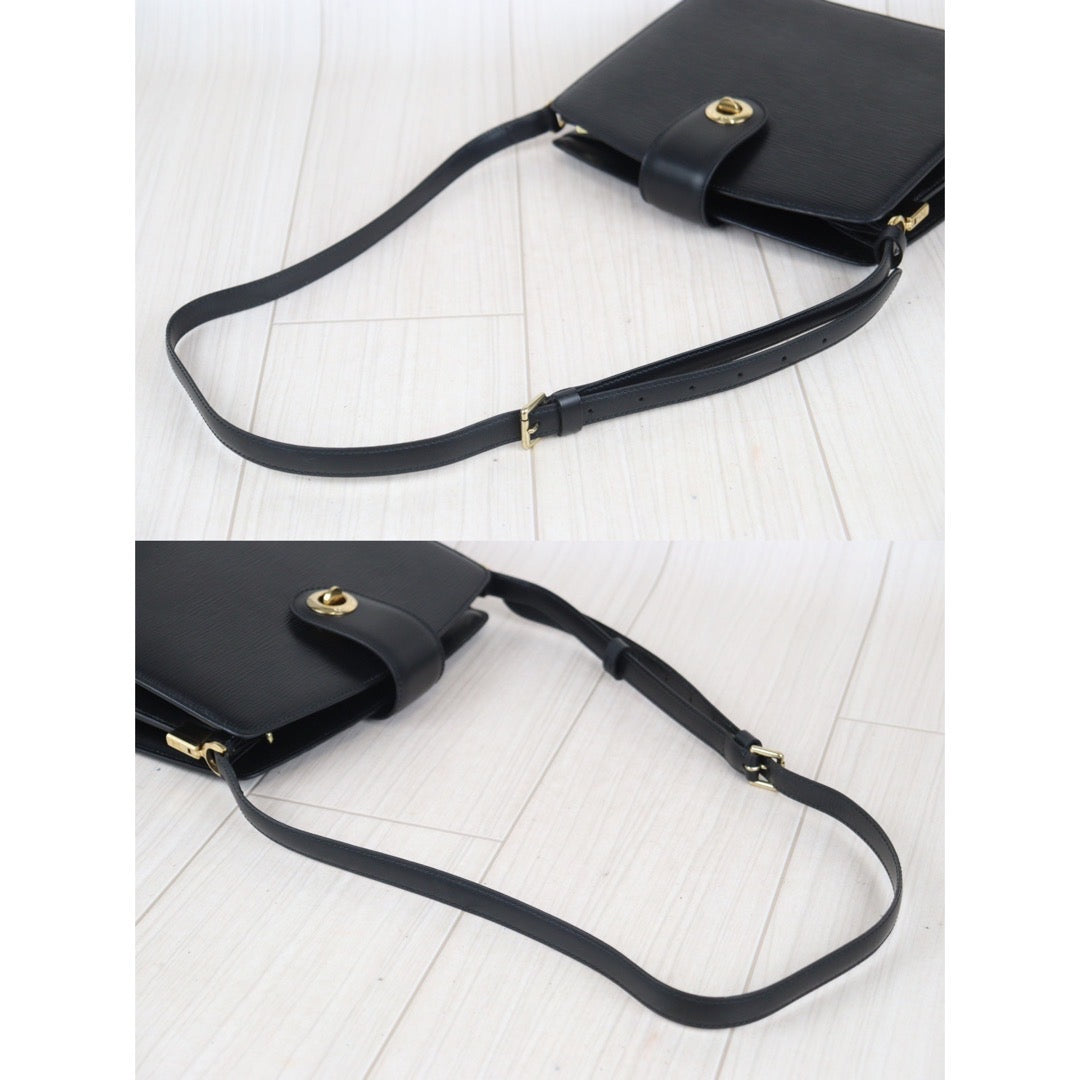 Rank A｜ LV Epi Shoulder Bag Black｜23090901