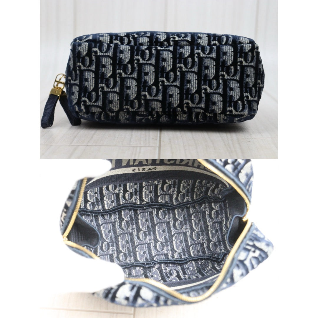 Very Good ( Rank A)｜Dior Travel Oblique Cosmetic Pouch ｜S25071015