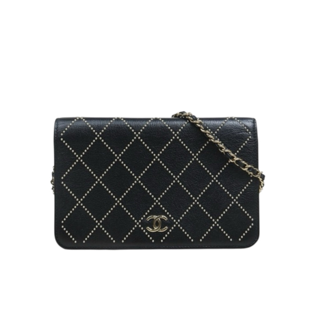 Include Entrupy Certificate of Authenticity｜Very Good ( Rank A)｜CHANEL Caviar Skin WOC 19 Chain Bag Black Made In 2019Year｜S26080606