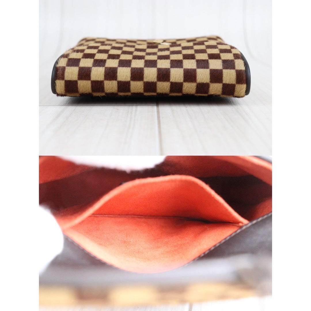Rank A｜ LV Gazelle Damier Sauvage Halaco Shoulder Bag Brown ｜23103104