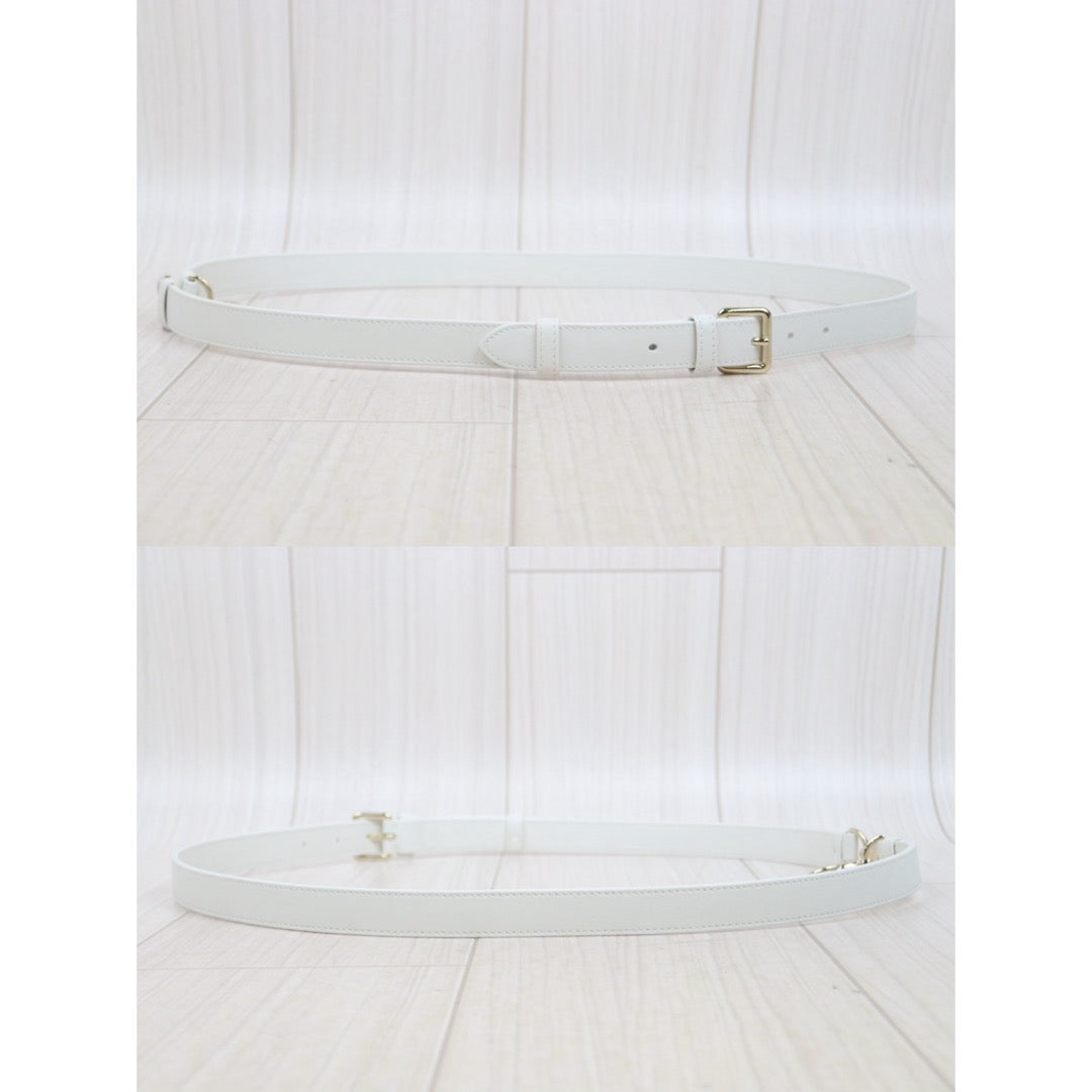 Excellent（Rank SA）｜  Dior Lady Dior Lamb Skin 2WAY  Handbag Shoulder Bag White  ｜H25063018