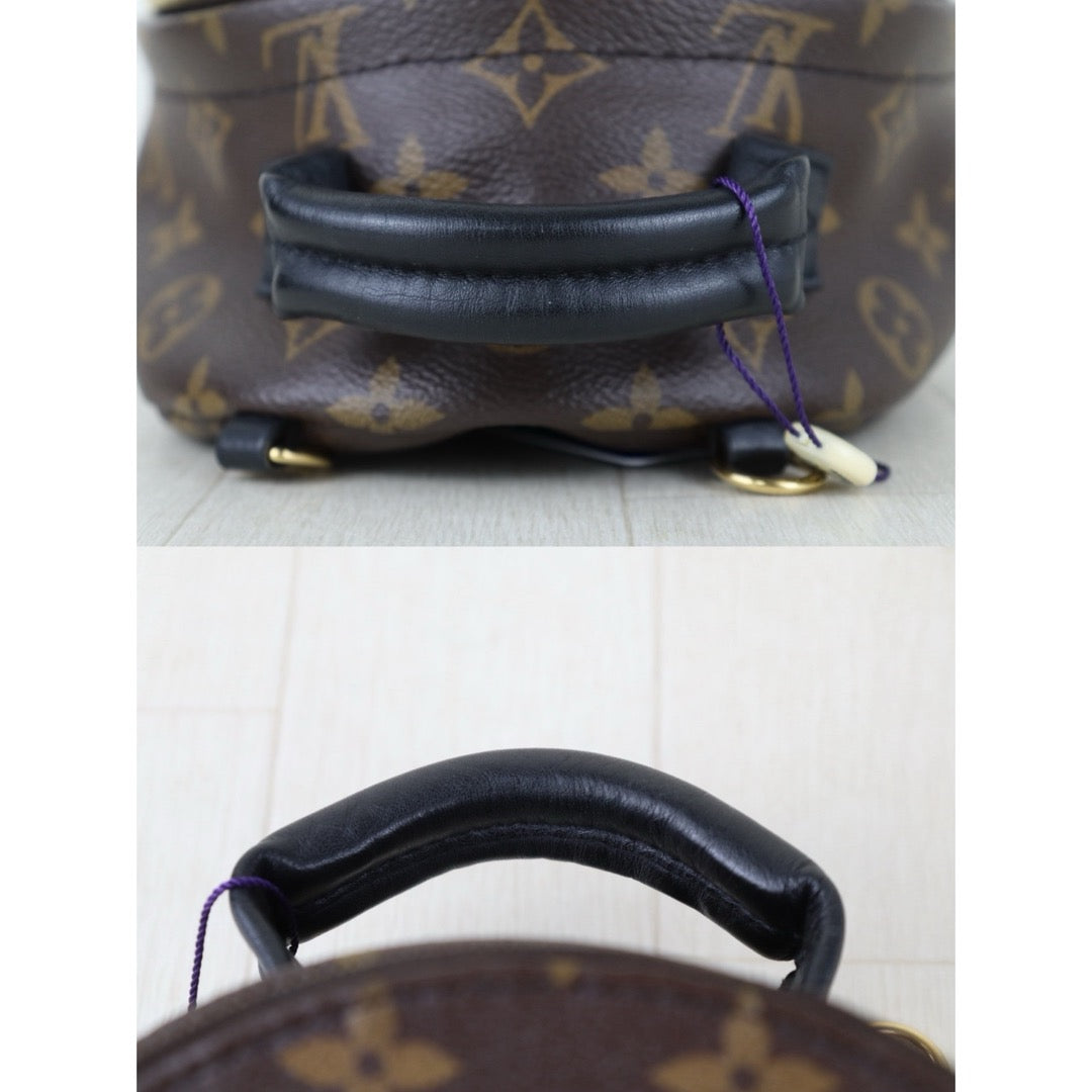 Include Entrupy Certificate of Authenticity｜Very Good ( Rank A)｜  Louis Vuitton Monogram Coated Canvas Mini Palm Springs Backpack IC Chips Model｜S26072528