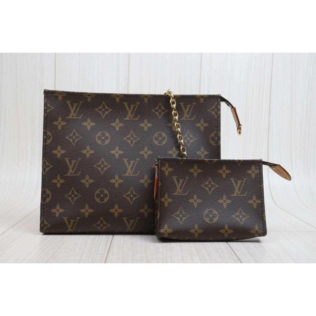 Include Entrupy Certificate of Authenticity｜Excellent（Rank SA） ｜ Louis Vuitton Monogram Toiletry Bag 2 Compartments Pouch ｜S26080614