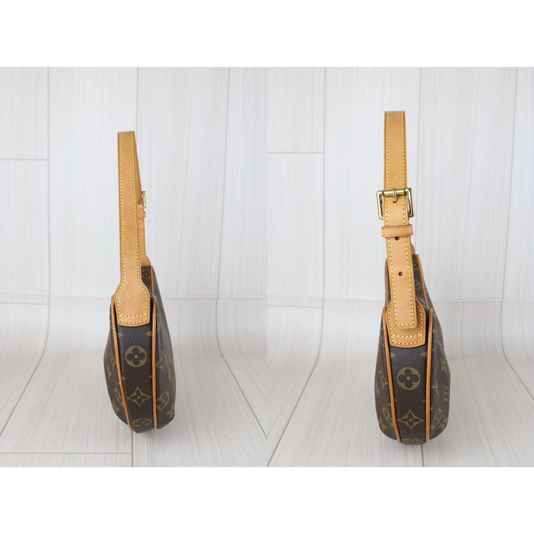 Good ( Rank AB)｜LV Monogram Pochette Croissant PM Shoulder Bag｜S25082802