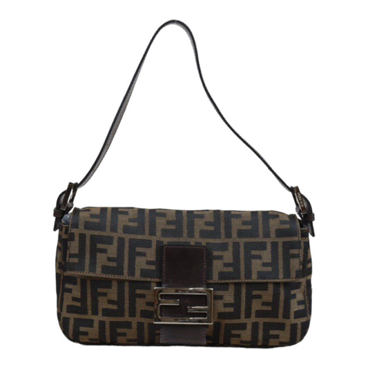 Rank A ｜ FENDI Zucca Mamma Baguette Shoulder Bag｜24021519
