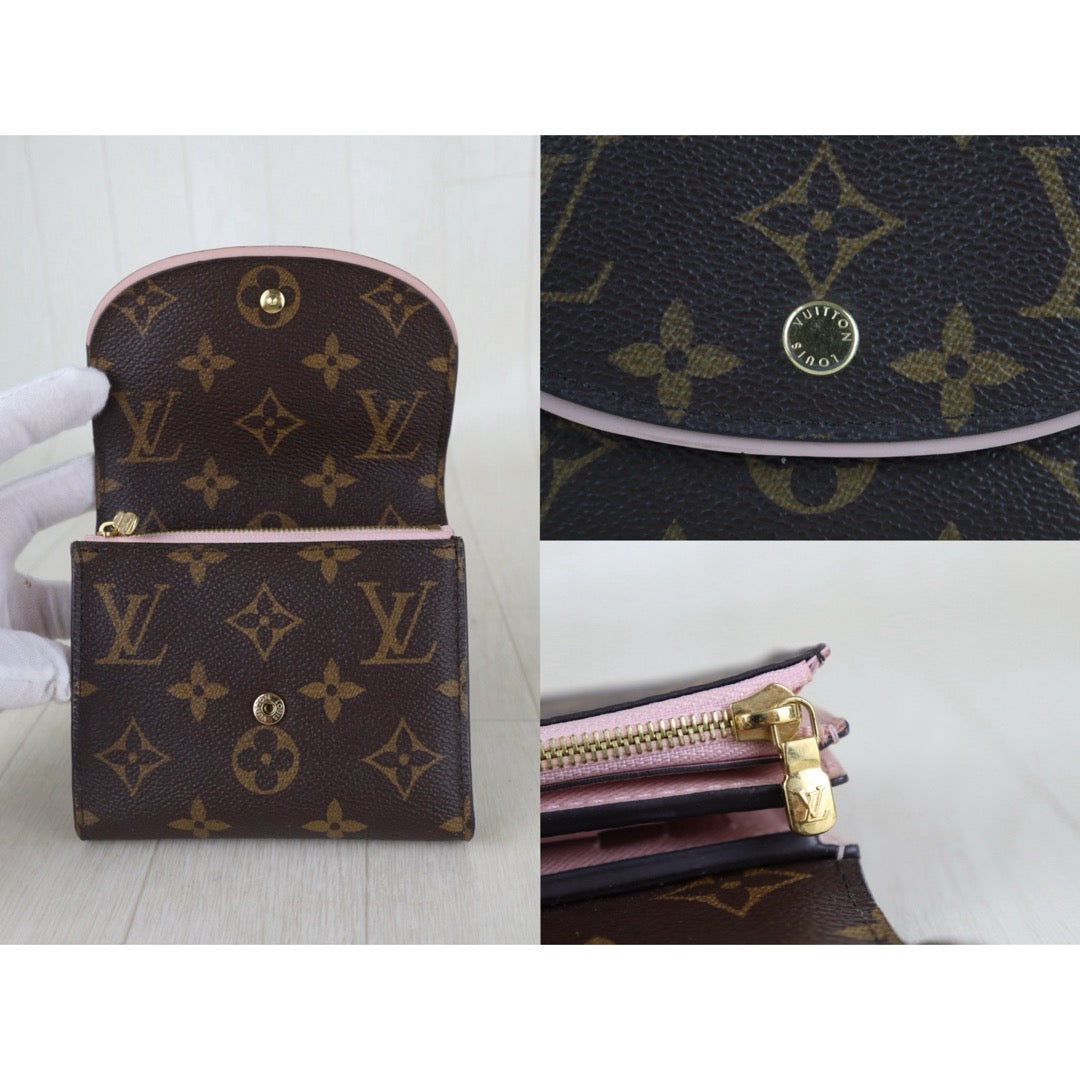 Include Entrupy Certificate of Authenticity｜Good ( Rank AB)｜ Louis Vuitton Monogram Ariane Wallet Rose Ballerine｜S26090409