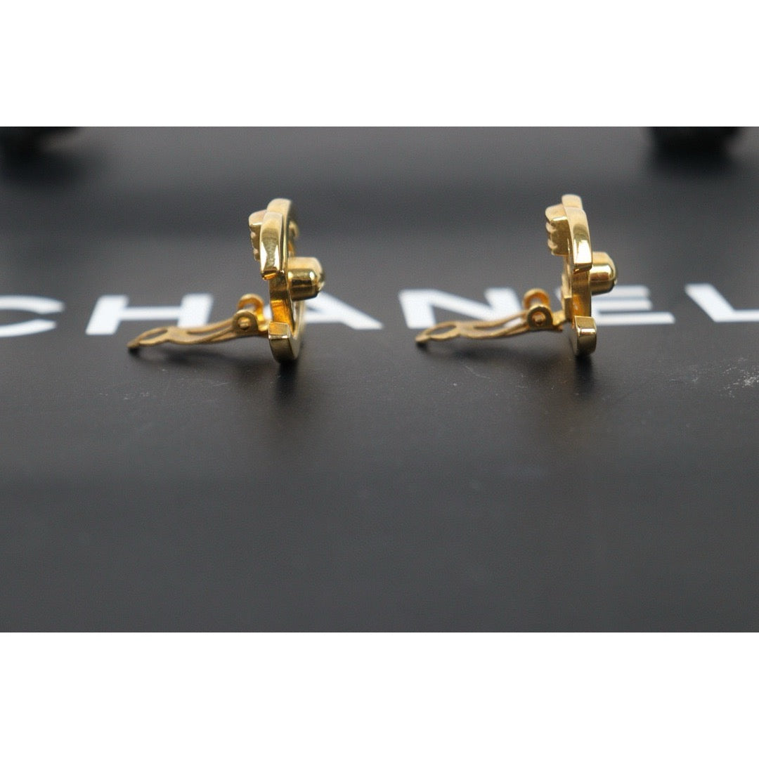 Excellent（Rank SA）｜CHANEL Vintage 18K Gold Plating Earrings  Made In 1995Year ｜24120920