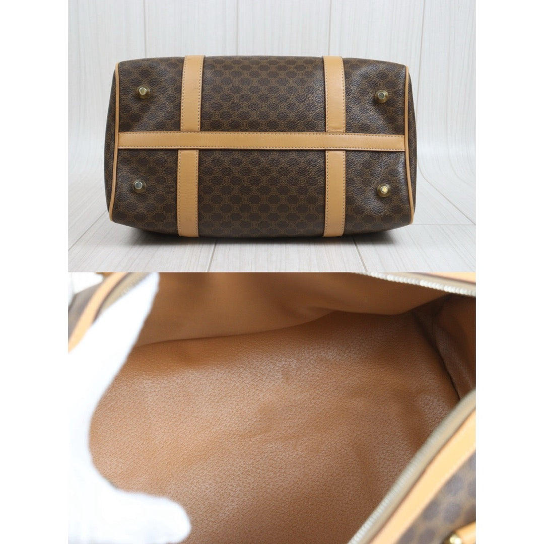 Include Entrupy Certificate of Authenticity｜Very Good ( Rank A)｜ CELINE Macadam Boston 30 Handbag Bag  ｜26092402