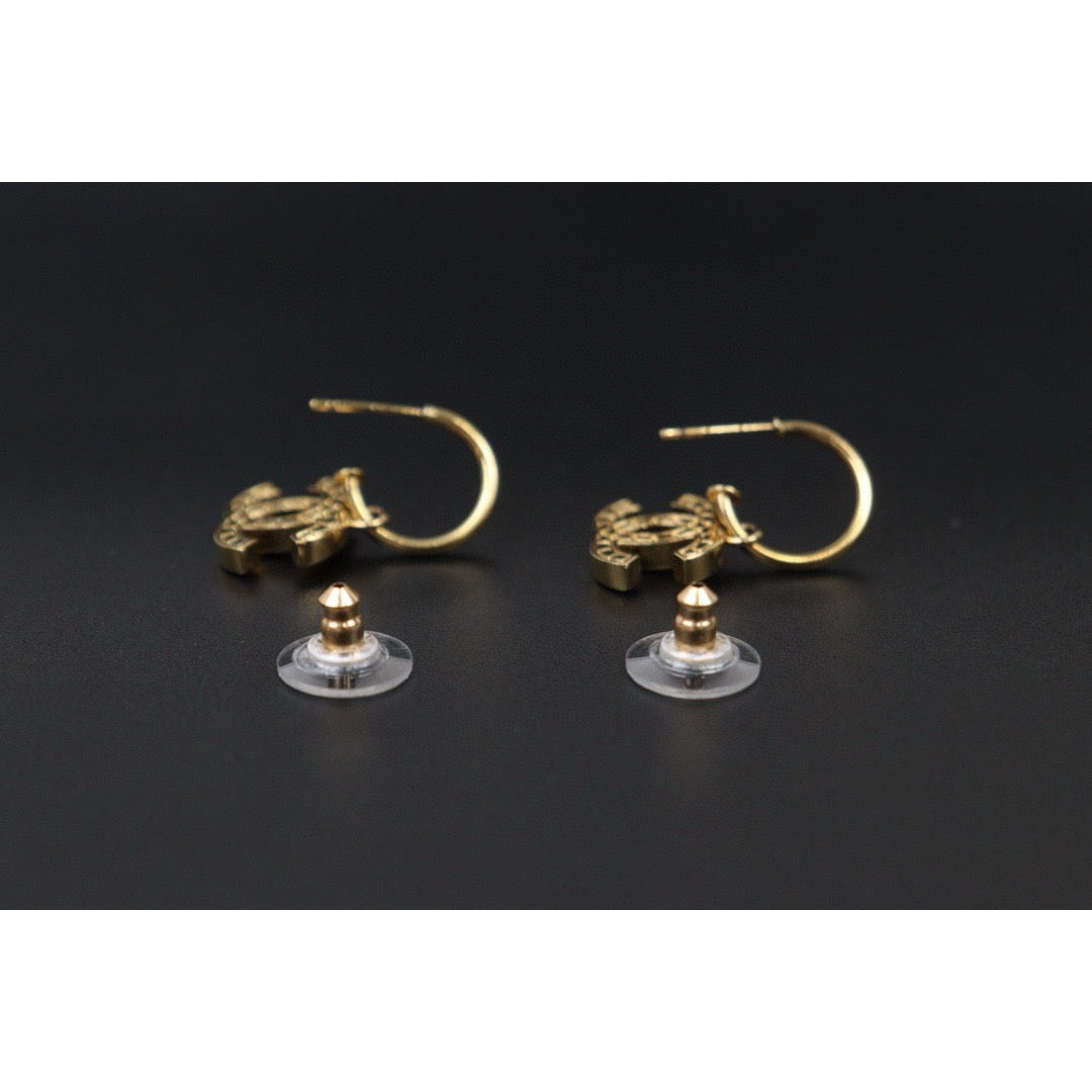 Very Good ( Rank A) ｜CHANEL COCO Earrings 18k Gold Plated ｜24103123