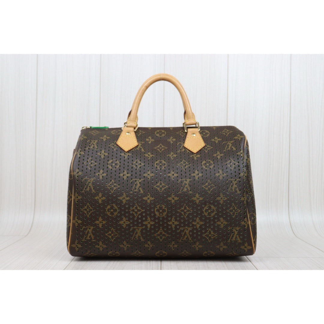 Good ( Rank AB) ｜ LV Monogram Hollow Design  Speedy 30 Hand Bag Green Limited edition｜25051902