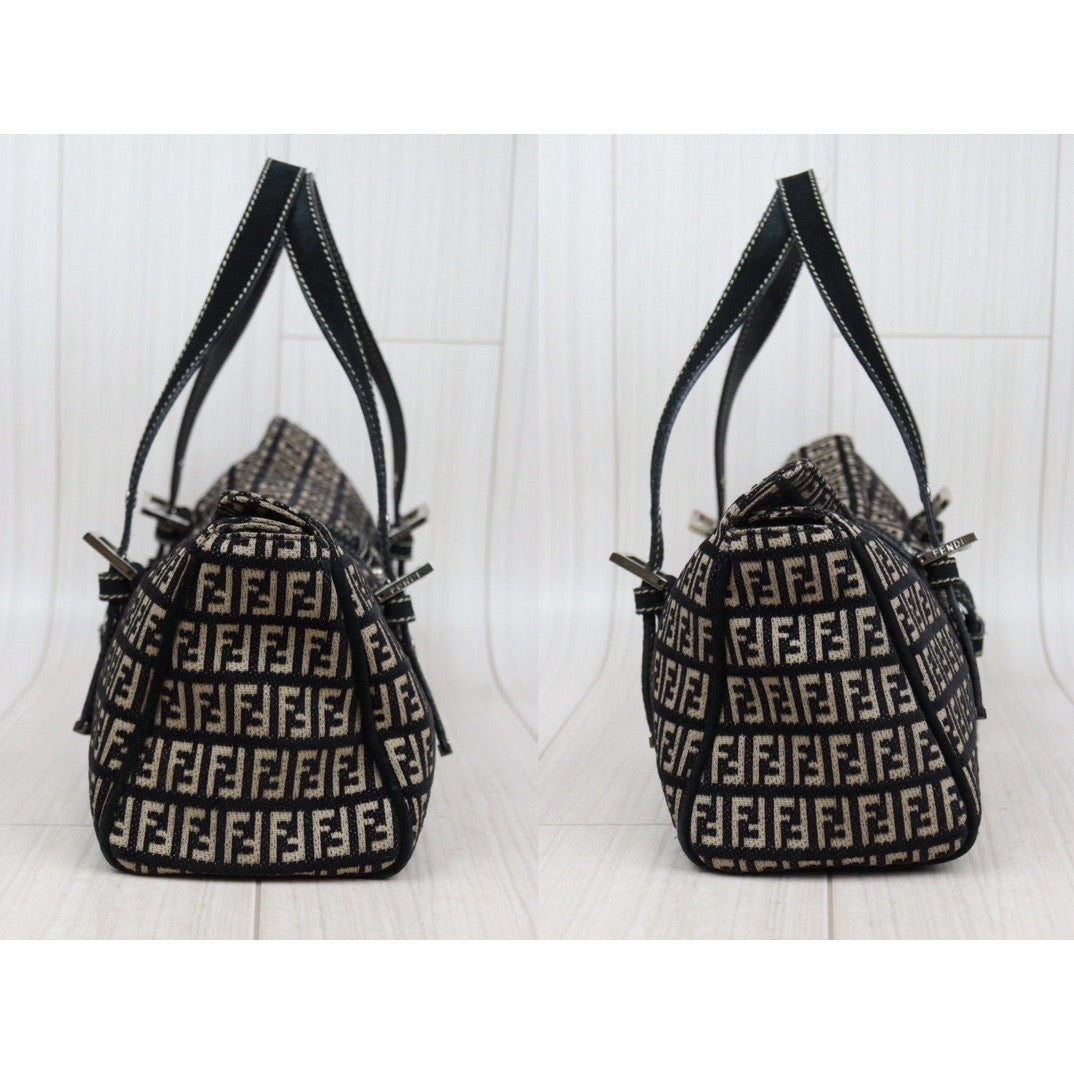 Rank AB ｜ FENDI Zucca Mamma Shoulder Bag ｜Q24022223