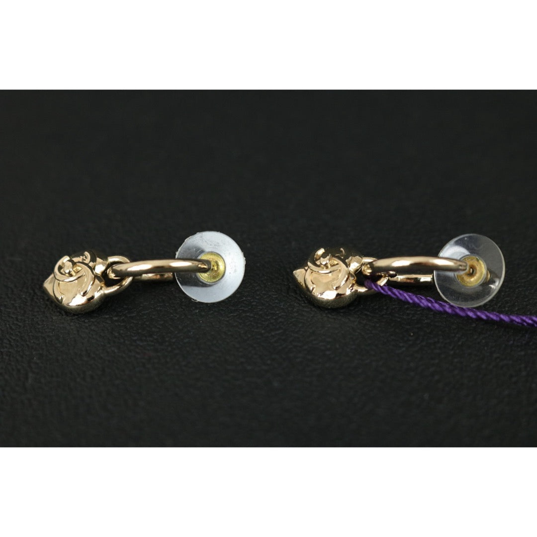Very Good ( Rank A) ｜CHANEL Coco Mark Gold Heart Pendant  Earrings ｜W25072604