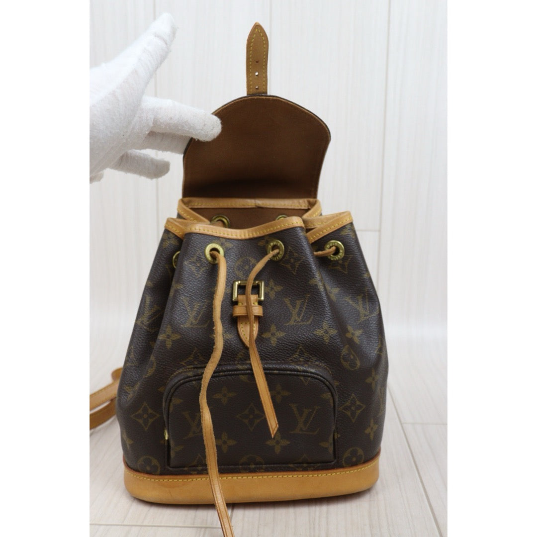 Include Entrupy Certificate of Authenticity｜Good ( Rank AB)｜ Louis Vuitton Monogram Montsouris PM Backpack｜25122206