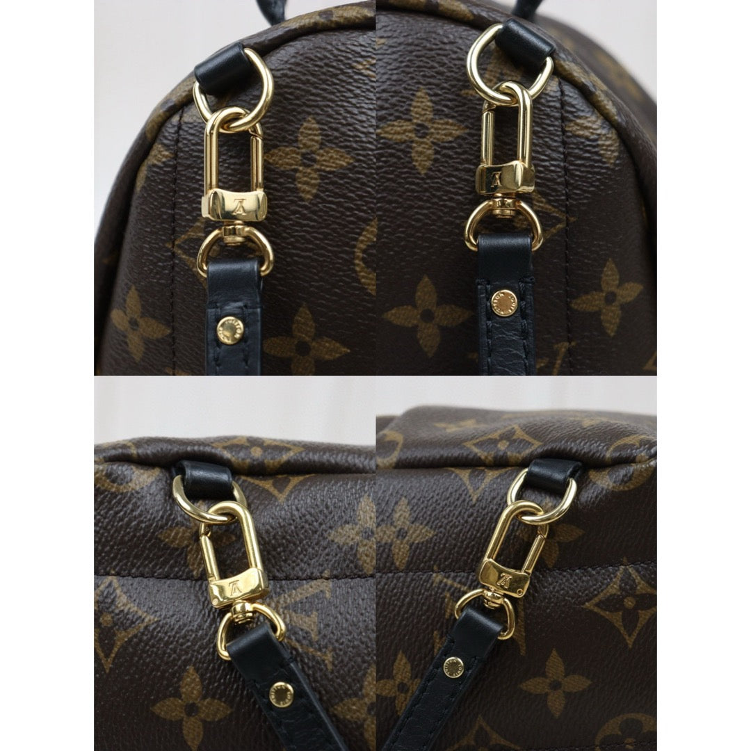 Very Good ( Rank A) ｜  LV Monogram Coated Canvas Mini Palm Springs Backpack｜S25022605