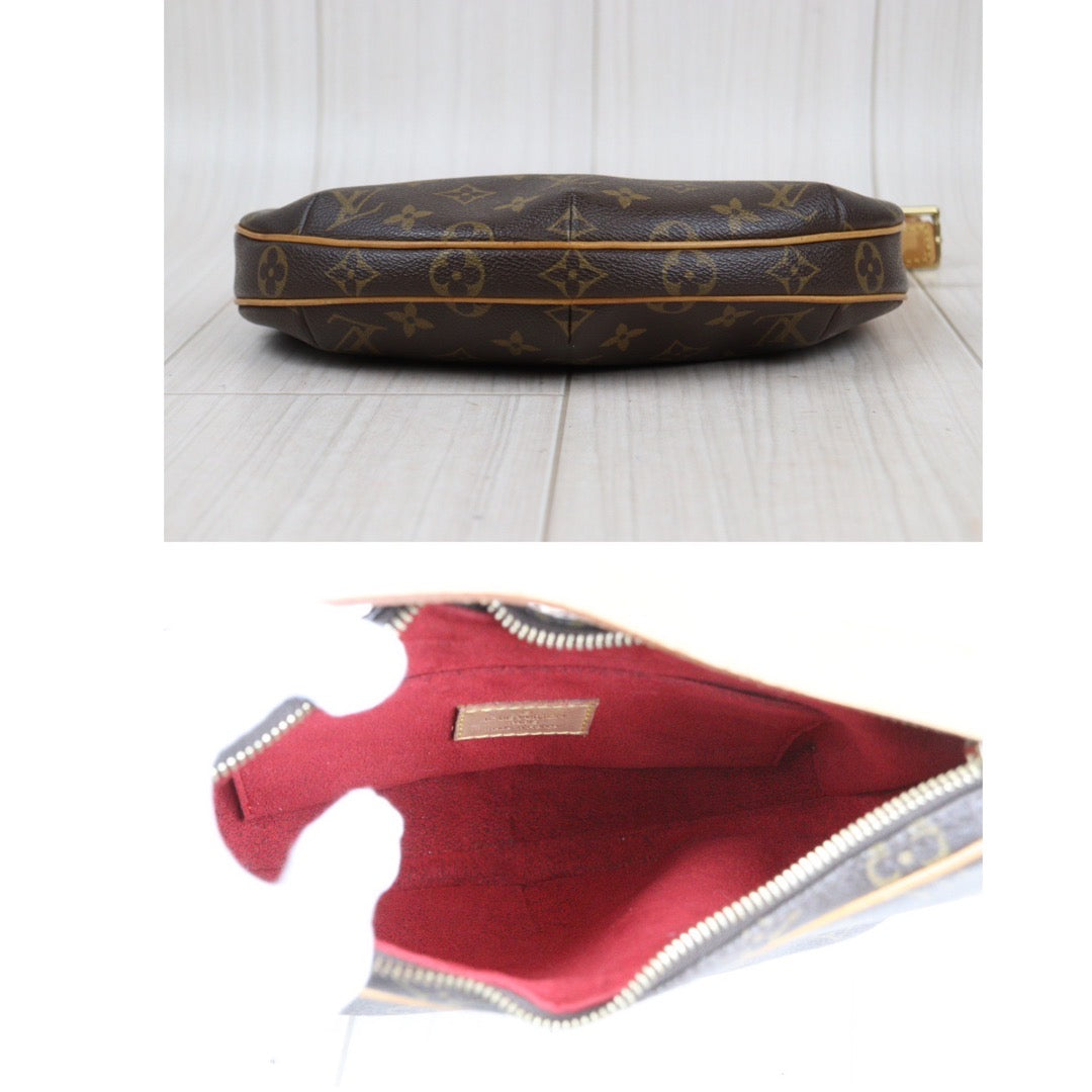 Rank AB｜LV Monogram Pochette Croissant Shoulder Bag｜23121910