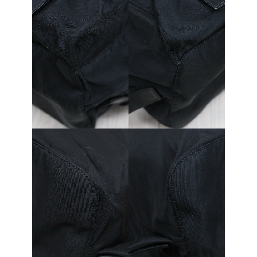 Include Entrupy Certificate of Authenticity｜Very Good ( Rank A)｜Prada Nylon Backpack Medium Black｜26060403