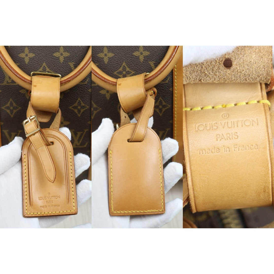 Include Entrupy Certificate of Authenticity｜Good ( Rank AB) ｜ Louis Vuitton Monogram Keepall Bandouliere 50 Handbag Shoulder Bag｜26042811