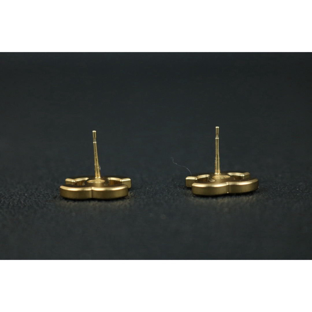 Include Authentic Detective Certificate of Authenticity｜Very Good ( Rank A) ｜CHANEL A21C COCO Mark Rhinestone Earrings Made In 2021 Year｜S26062503