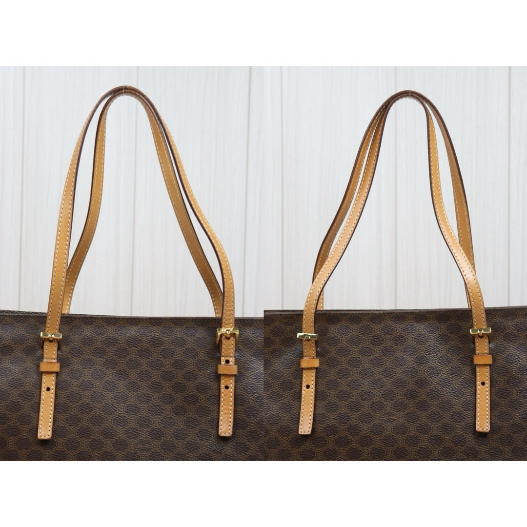 Include Entrupy Certificate of Authenticity｜Good ( Rank AB)｜CELINE Macadam Tote Bag  ｜26052603