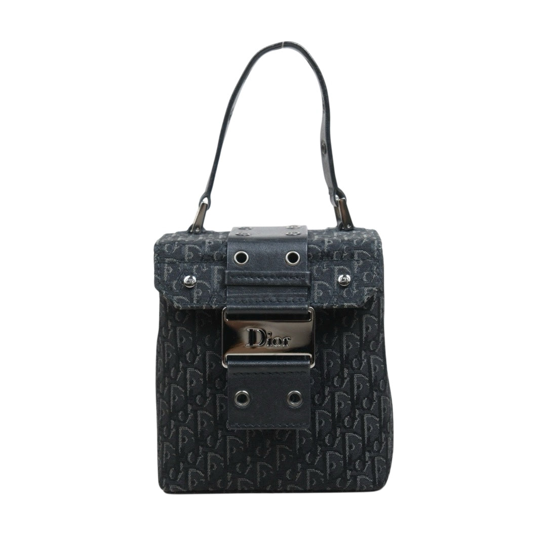 Include Entrupy Certificate of Authenticity｜Good ( Rank AB)｜ Dior Trotter Black Hand Bag ｜26061602