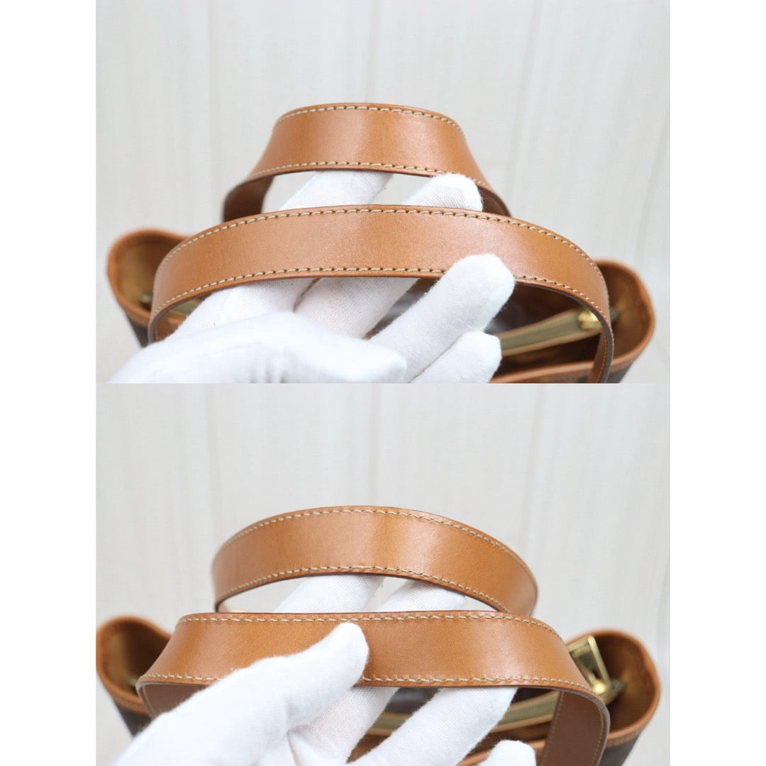 Include Entrupy Certificate of Authenticity｜Very Good ( Rank A) ｜CELINE Macadam Tote Bag  ｜26031906