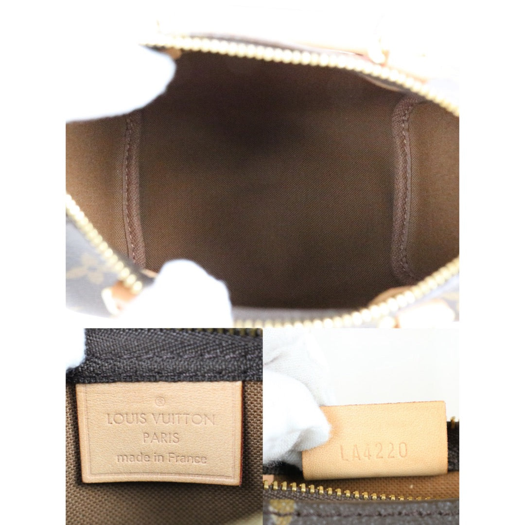 Include Entrupy Certificate of Authenticity｜Very Good ( Rank A)｜Louis Vuitton Monogram Nano Speedy  Shoulder Bag｜X26040818
