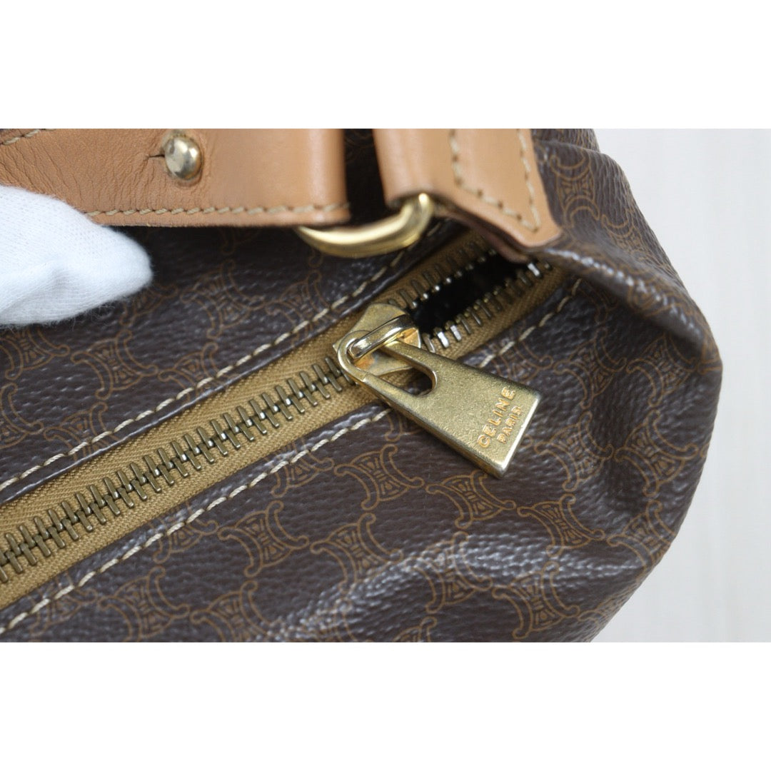 Include Entrupy Certificate of Authenticity｜Good ( Rank AB)｜ CELINE Vintage Macadam Hand Bag ｜26100802