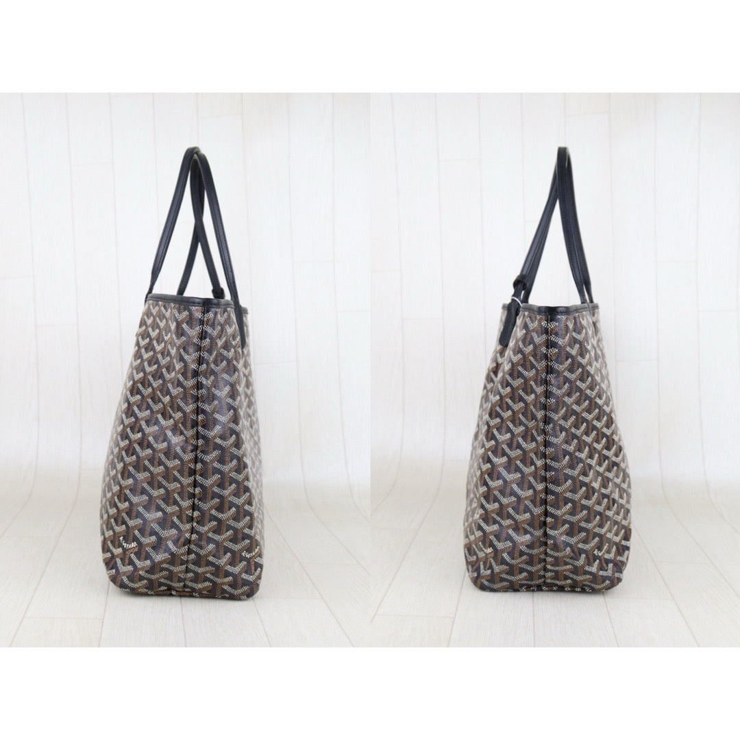 Very Good ( Rank A)｜ Goyard Saint-Louis PM Tote Bag Black｜S25092809