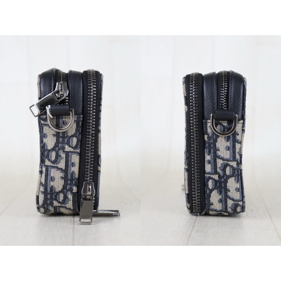 Include Entrupy Certificate of Authenticity｜Very Good ( Rank A)｜Dior Trotter Montaige  Oblique Camera Shoulder Bag ｜S26072527