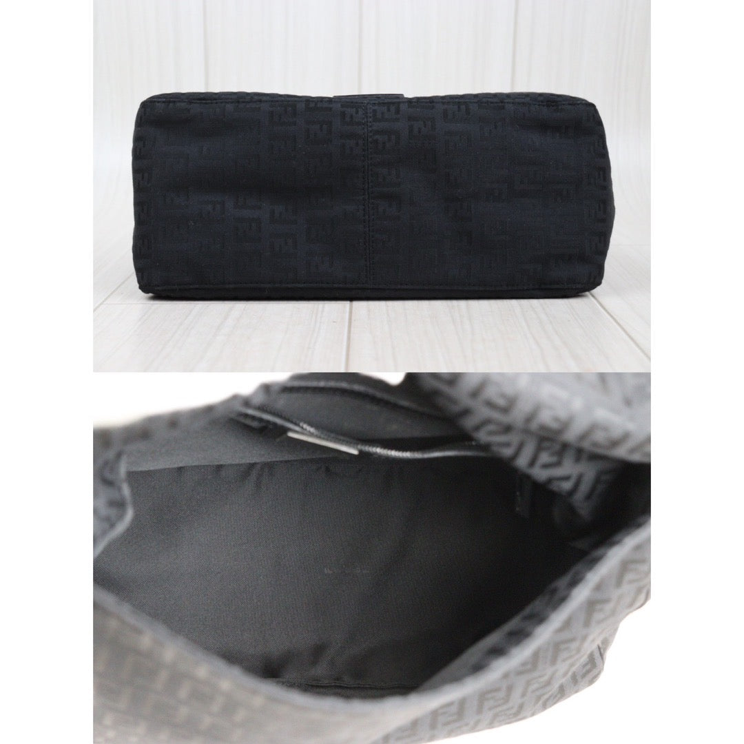 Rank A｜ FENDI Baguette Shoulder Bag Black ｜V24022802